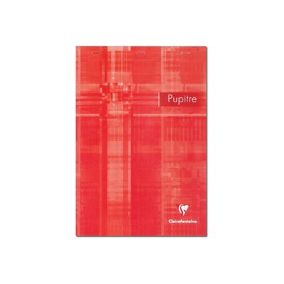 3329680615500-Clairefontaine - Bloc notes Pupitre livre de lecture - A4 - 160 pages - réglé avec marges-Avant-3