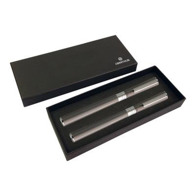 3108722577422-Oberthur URBAN ÉCLIPSE - Jeu de stylo à bille et de stylo plume - Bronze-Angle gauche-0