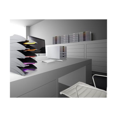 4005546701967-Durable Varicolor - Corbeille à courrier-Angle gauche-3