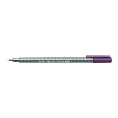 4007817331156-STAEDTLER triplus 334 - Feutre fin - 0.3 mm - prune-Angle gauche-0