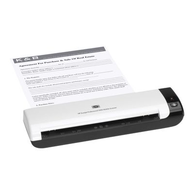 0884962645680-HP ScanJet 1000 Professional Mobile Scanner - scanner à feuilles - modèle bureau - USB 2.-Angle gauche-5