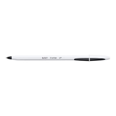 3086123494732-BIC Cristal UP - 20 Stylos à bille - noir - pointe moyenne (1,2 mm)-Avant-1