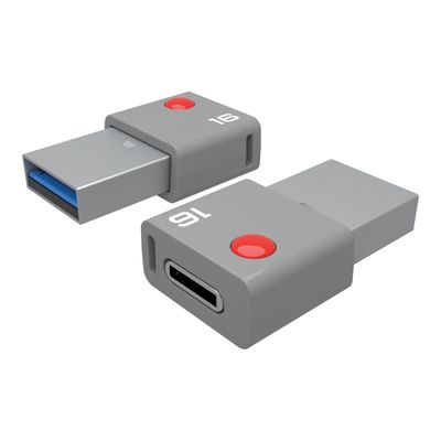 3126170139498-EMTEC DUO - clé USB - 16 Go-Multi-angle-3
