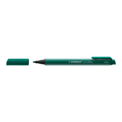 4006381581523-STABILO pointMax - Feutre d'écriture - pointe moyenne - vert pin-Angle gauche-0