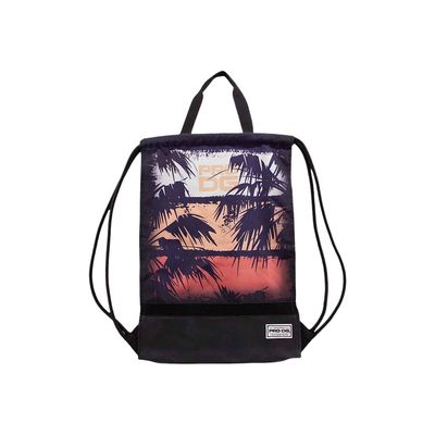 8445118025811-PRODG SUN - Sac à dos piscine cordon - 1 compartiment - brun - Karactermania-Avant-1