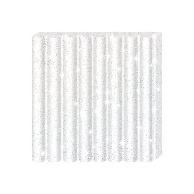 4006608818029-Pâte Fimo Effect - Blanc Pailleté - 57G-Angle droit-0