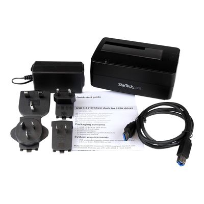 0404051396745-StarTech.com - Station d'accueil USB 3.1 (10 Gb/s) pour disque dur SATA de 2,5" / 3,5" - contrôleur de stoc-Avant-3
