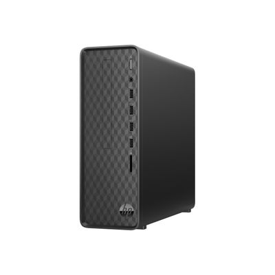 0196068491895-HP Slim S01-aF1022nf - MT - unité centrale - Pentium Silver J5040 2 GHz - 8 Go - SSD 256 Go-Angle droit-0