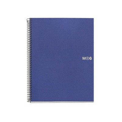 8422593028261-Miquelrius The Original - Cahier de notes - reliure à spirale - A4 - 150 feuilles / 300 pages - petits carreaux - 4 trous - bleu - po--0
