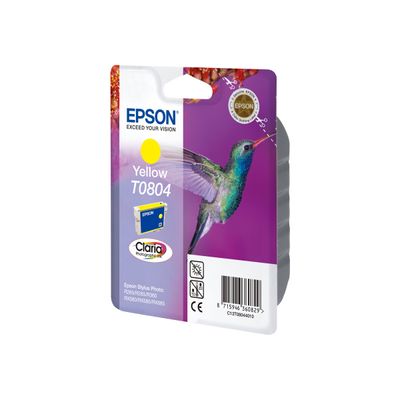 8715946330037-Epson T0804 Colibri - jaune - cartouche d'encre originale-Angle droit-2