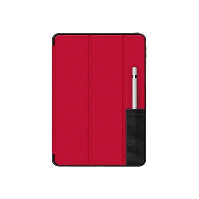 0840104299265-OtterBox Symmetry Series - Porte folio pour iPad (7e gen, 8e gen, 9e gen) - rouge-Arrière-0