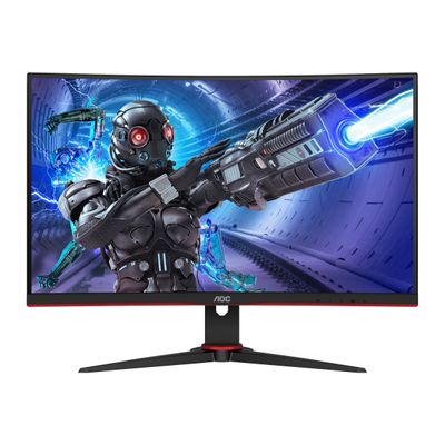 4038986187381-AOC Gaming C27G2ZE/BK - G2 Series - écran LED 27" - incurvé - Full HD (1080p) -Avant-2