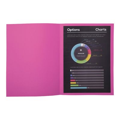 3288582171203-Exacompta Rock"s - 10 Chemises - 210 gr - fuchsia-Avant-2
