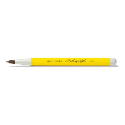 4004117578830-Leuchtturm1917 Drehgriffel Nr. 1 - Stylo à bille bleu roi - jaune-Angle gauche-0
