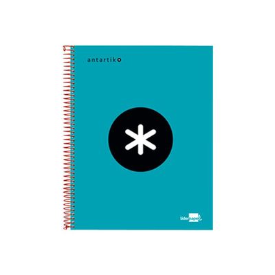 8423473745940-Antartik - Cahier à spirale A5 - 240 pages - petits carreaux (5x5 mm) - turquoise-Avant-0