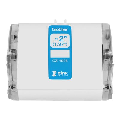 4977766779319-Brother CZ-15 - Ruban d'étiquettes auto-adhésives - 1 rouleau (5 mm x 5 m) - couleurs-Avant-2