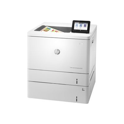 0194850414145-HP Color LaserJet Enterprise M555x - imprimante laser couleur A4 - Wifi-Angle droit-0