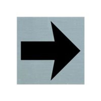 8711234048226-Pickup - Plaque de signalisation -  80 x 80 mm - autocollant - flèche de direction-Avant-0