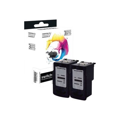 3700654295421-Cartouche compatible Canon PG-560XL/CL-561XL - pack de 2 - noir, couleur (cyan, magenta, jau-Angle droit-0