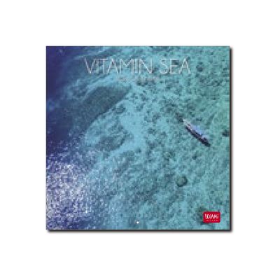 8051128759945-Legami Photo Collection - Calendrier 2024 - 18 x 18 cm - vitamines de la mer-Avant-0