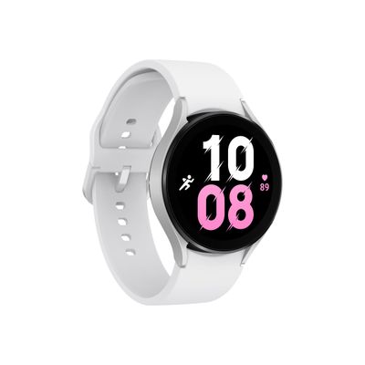 8806094498950-Samsung Galaxy Watch5 - montre connectée - 44mm - 16 Go - argent-Angle gauche-2
