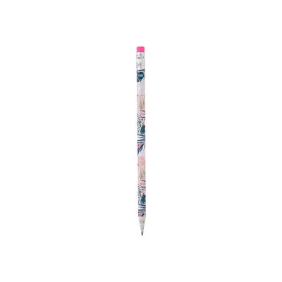 8051739309560-Legami - Crayon à papier recyclé - motif flamant rose-Avant-0