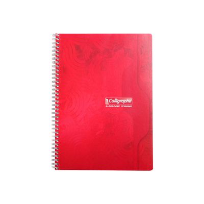 3210330024172-Calligraphe 7000 - Cahier à spirale A4 (21x29,7 cm) - 180 pages - petits carreaux (5x5 mm) - disponibles dans-Avant-0