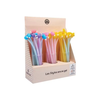 3108726754980-Oberthur Etoile Coeur - Stylo roller encre gel - différents modèles disponibles-Angle gauche-0
