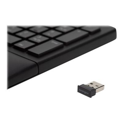 5028252602730-Kensington Pro Fit Ergo - Ensemble clavier et souris sans fil - Azerty - noir-Gros plan-9