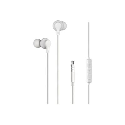 3571211479987-BigBen Kit main libre - Ecouteurs filaire avec micro - intra-auriculaire - prise jack - blanc-Avant-0
