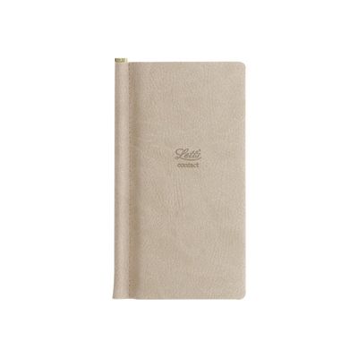 5012935374816-Letts Origins - Répertoire Carnet d'adresses de poche - gris - 6,9 x 14,7 cm-Avant-0