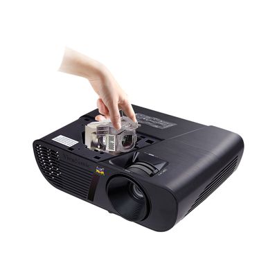 0766907773415-ViewSonic LightStream PJD5555W - projecteur DLP - portable - 3D-Angle droit-6