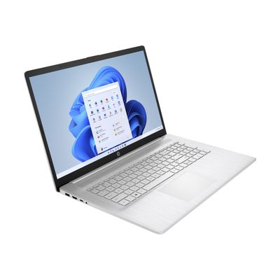 0404051387088-HP Portable 17-cp0294nf - Pc portable 17,3"" - Ryzen 7 5700U - 16 Go RAM - 512 Go SSD-Angle gauche-2