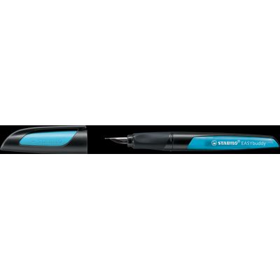 4006381539142-STABILO EASYbuddy - Stylo plume ergonomique - pour gaucher - bleu/noir--1