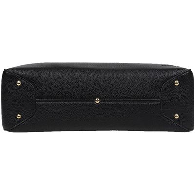 3108723263751-Oberthur Lady Bradford - Cartable rigide 2 compartiments - noir - 29 x 11,5 x 36 cm--5