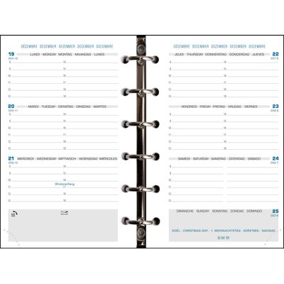 3660942068116-Floralie - Organiseur 16 mois - 11 x 14,5 cm - fuchsia - Exacompta--1