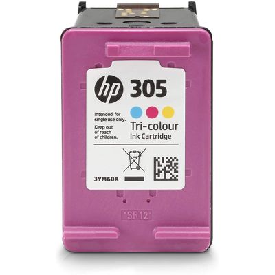 0193905429219-HP 305 - 3 couleurs - cartouche d'encre originale (3YM60AE)--1
