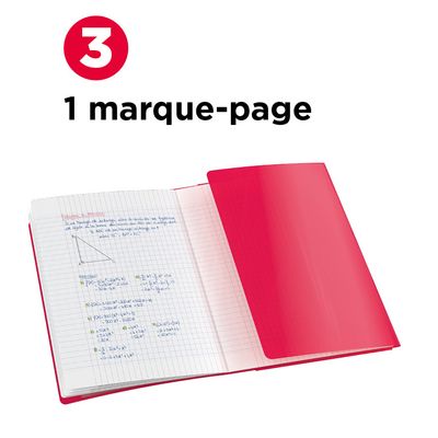 3020120156460-Oxford Easybook - Lot de 5 cahiers polypro 24 x 32 cm - 96 pages - grands carreaux (Seyes) - couleurs a--4