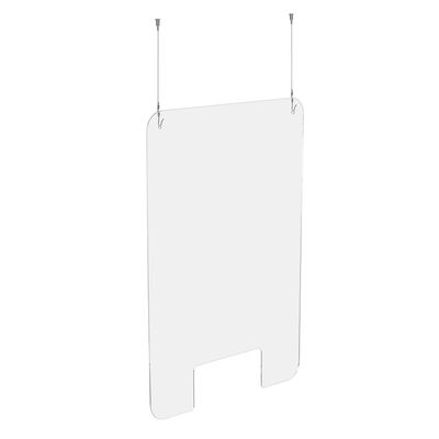 0404000015376-Exacompta - Vitre de protection à suspendre avec kit de fixation - 99 x 66 cm--1
