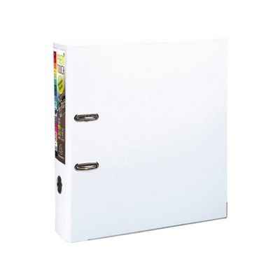 3130632533489-Exacompta Prem'Touch - 10 Classeurs à levier - Dos 80 mm - A4 Maxi - pour 600 feuilles - blanc--1