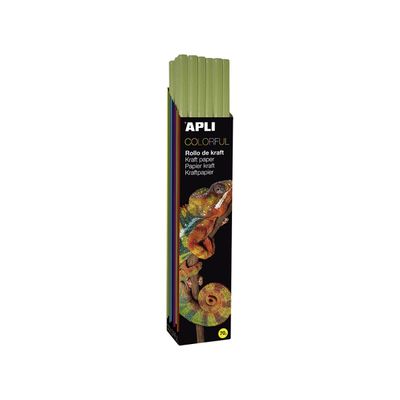 0000005809417-Apli Agipa - Papier cadeau kraft - 100 cm x 3 m - 70 g/m² - vert--0