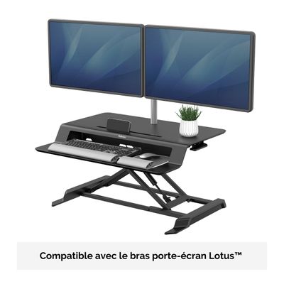 0043859753529-Fellowes Lotus LT - Station de travail assis-debout - noir--5