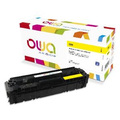 3112539826017-Cartouche laser compatible Canon 054 - jaune - Owa K18636OW--0