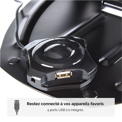 0043859611164-Fellowes Professional Series Laptop - support pour ordinateur portable avec port USB--3