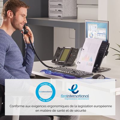 0043859611164-Fellowes Professional Series Laptop - support pour ordinateur portable avec port USB--4