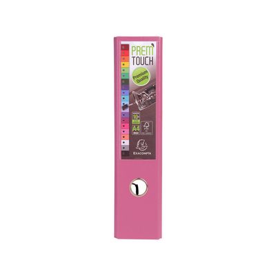0404000050148-Exacompta Prem'Touch - Classeur à levier - Dos 80 mm - A4 Maxi - pour 715 feuilles - rose--1