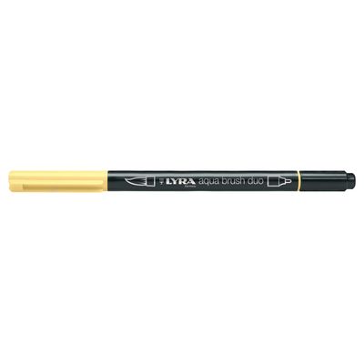 0000006016128-Lyra Aqua Brush Duo - Feutre pinceau double pointe - jaune paille--0