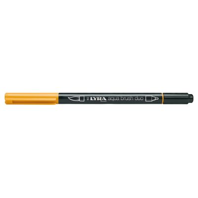 0000006016289-Lyra Aqua Brush Duo - Feutre pinceau double pointe - jaune foncé--0