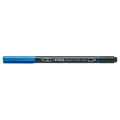 0000006016173-Lyra Aqua Brush Duo - Feutre pinceau double pointe - bleu cobalt clair--0