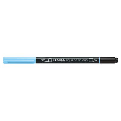 4084900609262-Lyra Aqua Brush Duo - Feutre pinceau double pointe - turquoise clair--0